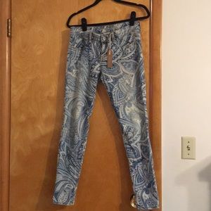 Limited Edition Paisley Pattern Jeans